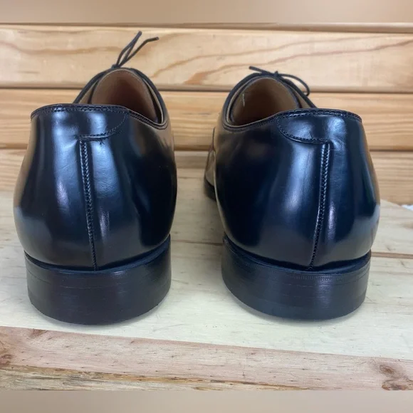 Johnston & Murphy Optima Oxford Shoes Men's 16 US Black Leather 22-2981 Lace-up - Picture 7 of 11